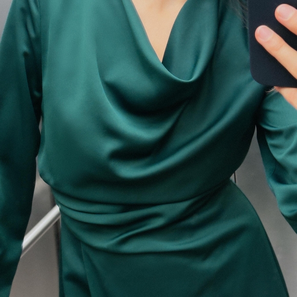 ZARA Long Sleeve Jumpsuit - Picture 2 of 3